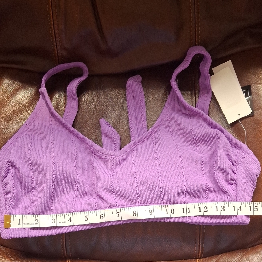 Salt + Cove Purple Bikini Top - Picture 8 of 8
